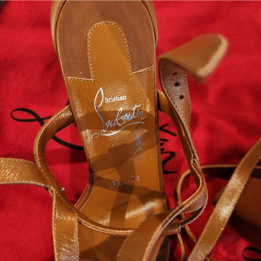 Sold NWB Christian Louboutin Heeled Sandals - Authentic! - Picture 11 of 14